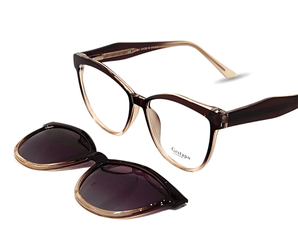 Gestapo Cat Eye Women Clip on Polarized - نضاره دوت كوم | رقم 1 للنظارات الأصليه في مصر