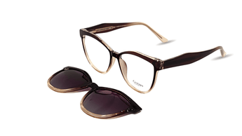 Gestapo Cat Eye Women Clip on Polarized - نضاره دوت كوم | رقم 1 للنظارات الأصليه في مصر