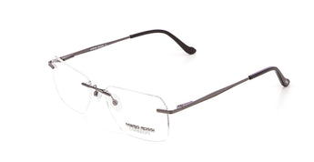 Mario Rossi 🇮🇹 ( Made in Italy ) Square Men's Optical Frames Rimless - نضاره دوت كوم | رقم 1 للنظارات الأصليه في مصر