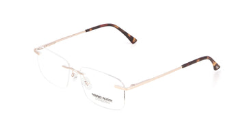 Mario Rossi 🇮🇹 ( Made in Italy ) Square Men's Optical Frames Rimless - نضاره دوت كوم | رقم 1 للنظارات الأصليه في مصر