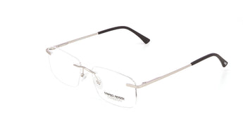 Mario Rossi 🇮🇹 ( Made in Italy ) Square Men's Optical Frames Rimless - نضاره دوت كوم | رقم 1 للنظارات الأصليه في مصر