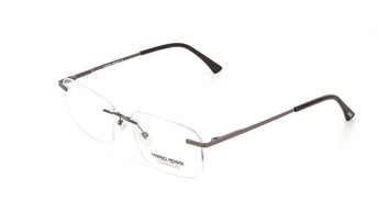 Mario Rossi 🇮🇹 ( Made in Italy ) Square Men's Optical Frames Rimless - نضاره دوت كوم | رقم 1 للنظارات الأصليه في مصر