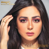 Magic Lenses, Golden Brown ( 6 months Usage ) - نضاره دوت كوم | رقم 1 للنظارات الأصليه في مصر