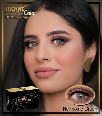 Magic Lenses,/ Hermoine Green ( 6 months Usage ) - نضاره دوت كوم | رقم 1 للنظارات الأصليه في مصر