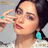 Magic Lenses, Turquoise ( 6 months Usage ) - نضاره دوت كوم | رقم 1 للنظارات الأصليه في مصر