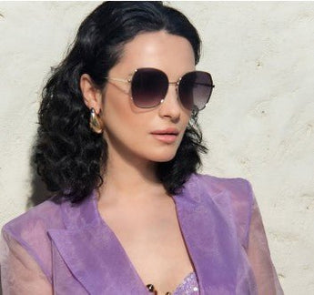 Mario Rossi 🇮🇹 ( Made in Italy ) Square Women's Sunglasses(UV) - نضاره دوت كوم | رقم 1 للنظارات الأصليه في مصر