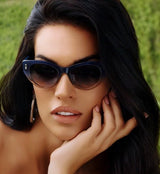 Enni Marco 🇮🇹 ( Made in Italy ) Cat Eye Women's Sunglasses(UV) - نضاره دوت كوم | رقم 1 للنظارات الأصليه في مصر