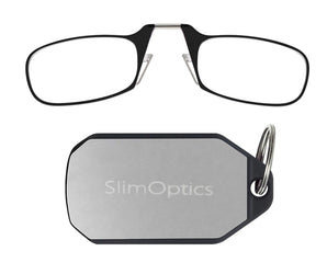 Reading Glasses Slim Optics + Silver Keychain - نضاره دوت كوم | رقم 1 للنظارات الأصليه في مصر