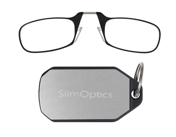 Reading Glasses Slim Optics + Silver Keychain - نضاره دوت كوم | رقم 1 للنظارات الأصليه في مصر