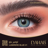 Dahab Contact Lenses - Lumirere Blue - نضاره دوت كوم | رقم 1 للنظارات الأصليه في مصر