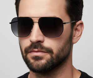 🇮🇹 Mario Rossi 🇮🇹 ( Made in Italy ) Square Men's Sunglasses(UV) - نضاره دوت كوم | رقم 1 للنظارات الأصليه في مصر