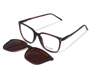 Gestapo Square Optical Men Clip on Polarized ( UV400)
