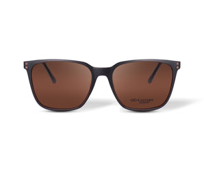 Gestapo Square Optical Men Clip on Polarized ( UV400)