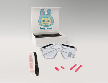 Geeky labubu Square KIDS Size Available From 5 : 12 Years - نضاره دوت كوم | رقم 1 للنظارات الأصليه في مصر