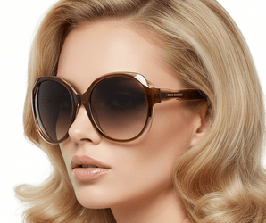 Enni Marco 🇮🇹 ( Made in Italy ) cate eye Women's Sunglasses01(UV) - نضاره دوت كوم | رقم 1 للنظارات الأصليه في مصر