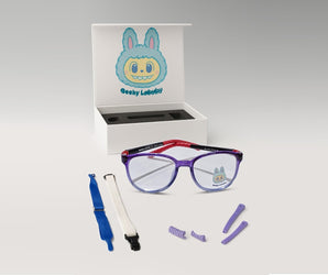 Geeky labubu Square KIDS Size Available From 5 : 12 Years - نضاره دوت كوم | رقم 1 للنظارات الأصليه في مصر