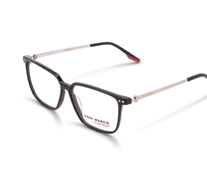 Enni Marco 🇮🇹 ( Made in Italy ) Square Men Optical Frame - نضاره دوت كوم | رقم 1 للنظارات الأصليه في مصر