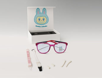 Geeky labubu Square KIDS Size Available From 5 : 12 Years - نضاره دوت كوم | رقم 1 للنظارات الأصليه في مصر