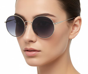 Mario Rossi 🇮🇹 ( Made in Italy ) Round Women Sunglasses(UV) Polarized Lenses - نضاره دوت كوم | رقم 1 للنظارات الأصليه في مصر