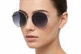 Mario Rossi 🇮🇹 ( Made in Italy ) Round Women Sunglasses(UV) Polarized Lenses - نضاره دوت كوم | رقم 1 للنظارات الأصليه في مصر