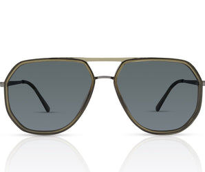 Mario Rossi 🇮🇹 ( Made in Italy ) Square Men's Polarized Sunglasses(UV) - نضاره دوت كوم | رقم 1 للنظارات الأصليه في مصر