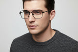 Falcon Square Men's Optical Frame - نضاره دوت كوم | رقم 1 للنظارات الأصليه في مصر