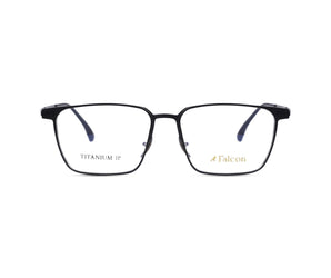 Falcon Rectangle Men's Optical Frame Titanium - نضاره دوت كوم | رقم 1 للنظارات الأصليه في مصر