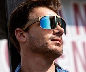 Chamelo Music Shield GEN 2 Gold smart sunglasses