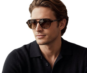 Falcon Square Men's Sunglasses(UV) - نضاره دوت كوم | رقم 1 للنظارات الأصليه في مصر