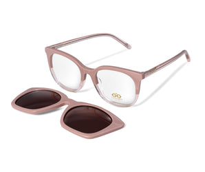 Gestapo Cat Eye Optical  Women Clip on UV Polarized