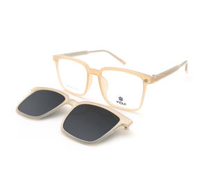 Viola Square  Men's Polarized  Clip on -