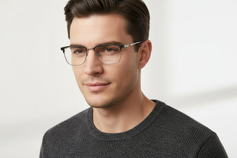 Falcon Square Men's Optical Frame - نضاره دوت كوم | رقم 1 للنظارات الأصليه في مصر