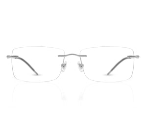Falcon Rectangle Unisex Titanium  Optical Frames - Rimless2