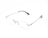 Falcon Rectangle Unisex Titanium Optical Frame - Rimless - نضاره دوت كوم | رقم 1 للنظارات الأصليه في مصر