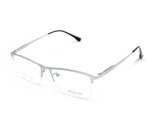 Falcon Square Men's Titanium Optical Frame - Half Rim - نضاره دوت كوم | رقم 1 للنظارات الأصليه في مصر