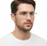 Falcon Aviator Men's Optical Frame - نضاره دوت كوم | رقم 1 للنظارات الأصليه في مصر