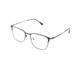 Falcon Square  Men's Titanium Optical Frame - Half Rim