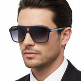 Falcon Square Men's Sunglasses(UV) - نضاره دوت كوم | رقم 1 للنظارات الأصليه في مصر