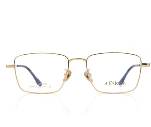 Falcon Square Men's Titanium Optical Frame - نضاره دوت كوم | رقم 1 للنظارات الأصليه في مصر
