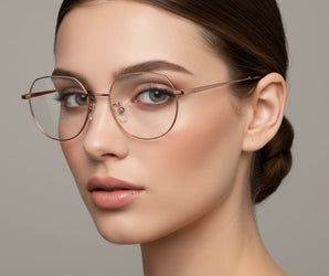 Falcon Square Women Titanium Optical Frame - نضاره دوت كوم | رقم 1 للنظارات الأصليه في مصر