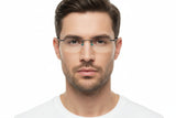 Falcon Square Men's Optical Frame - نضاره دوت كوم | رقم 1 للنظارات الأصليه في مصر