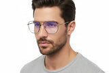 Falcon Square Men's Optical Frame - نضاره دوت كوم | رقم 1 للنظارات الأصليه في مصر