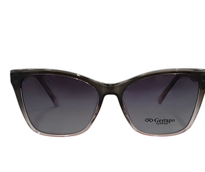 Gestapo Cat Eye Women Clip on Polarized