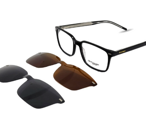 Gestapo Square Men Clip on Polarized