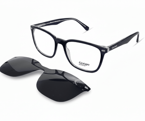 Gestapo Square Optical Men Clip on Polarized - نضاره دوت كوم | رقم 1 للنظارات الأصليه في مصر