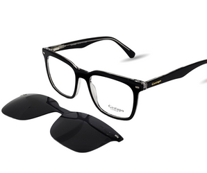 Gestapo Square Men Clip on Polarized