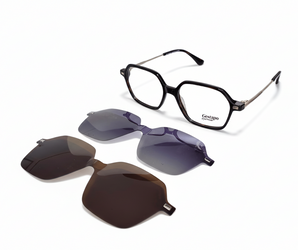 Gestapo rectangle Optical Men Clip on Polarized - نضاره دوت كوم | رقم 1 للنظارات الأصليه في مصر