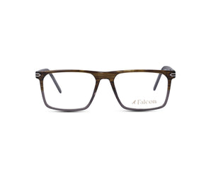 Falcon Rectangle Men's Optical Frame - نضاره دوت كوم | رقم 1 للنظارات الأصليه في مصر