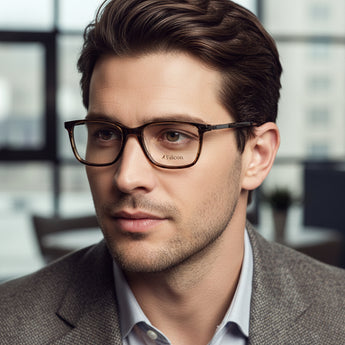Falcon Square Men's Optical Frame - نضاره دوت كوم | رقم 1 للنظارات الأصليه في مصر