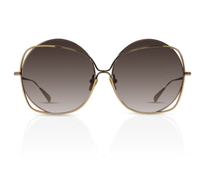 Baldinini 🇮🇹 Round Gold 23 karat  ( Made in Italy ) Women's Sunglasses(UV)